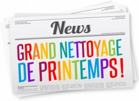 News Nettoyage Printemps